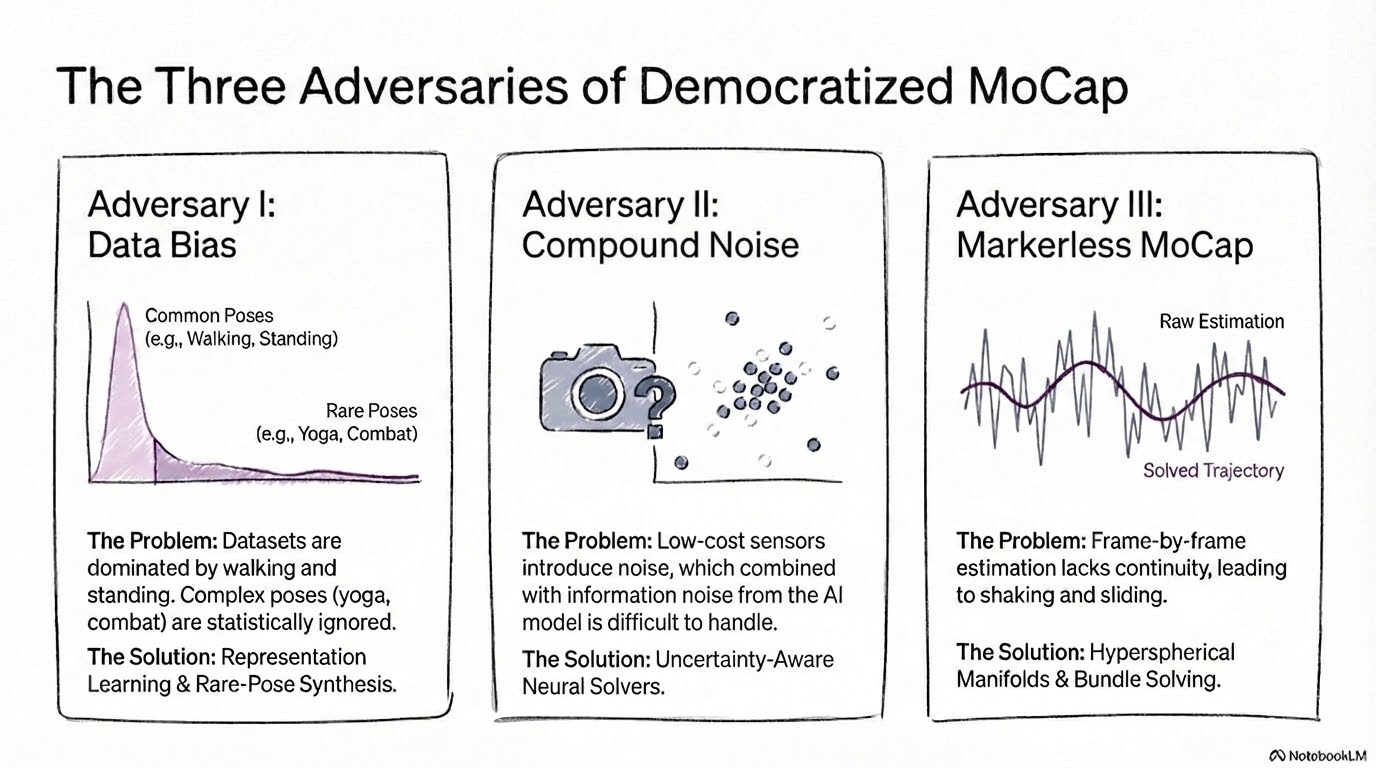 Summary diagram of the three adversaries